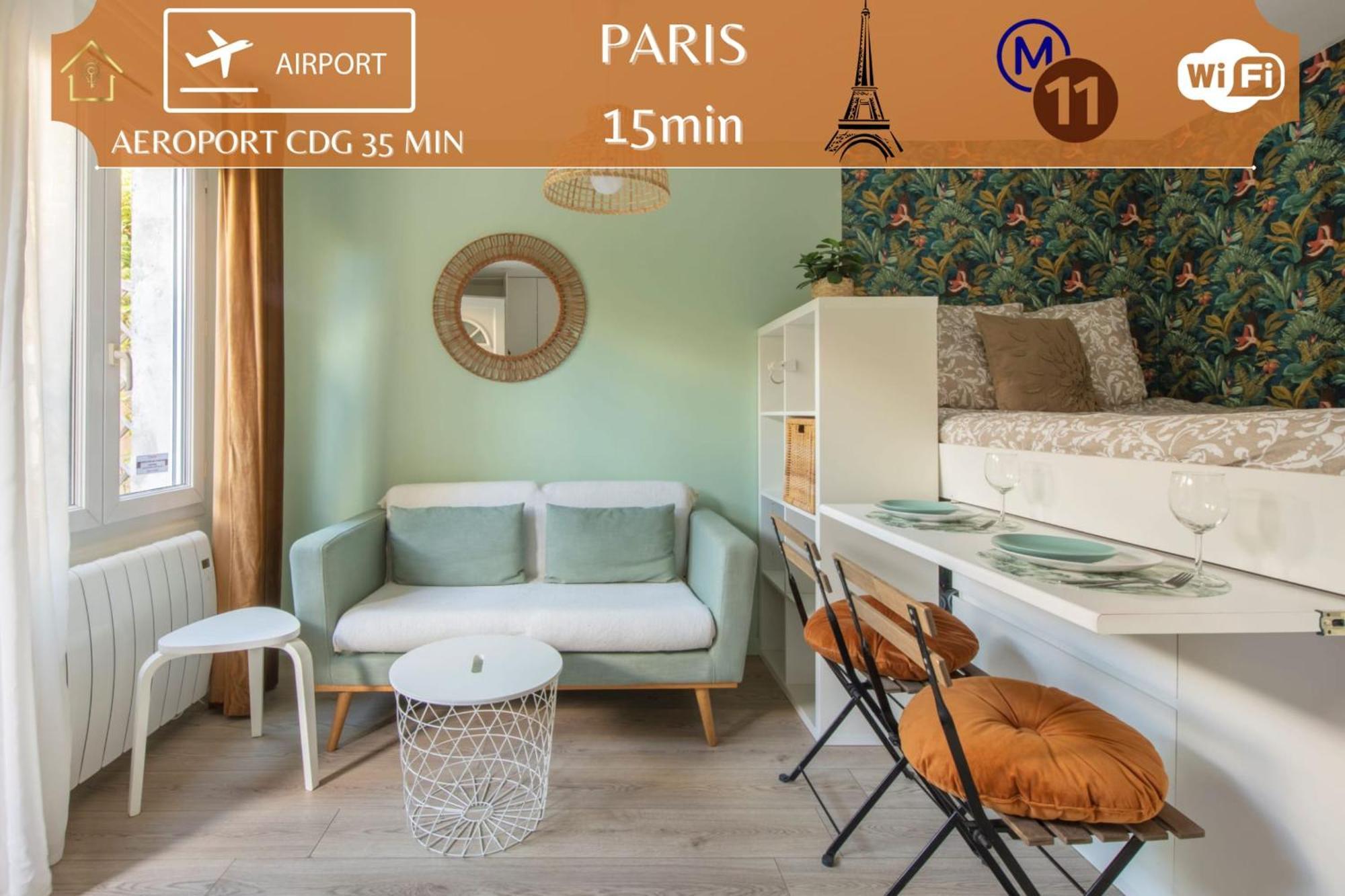Benfleet 2 Cocooning Proche Paris Appartement *